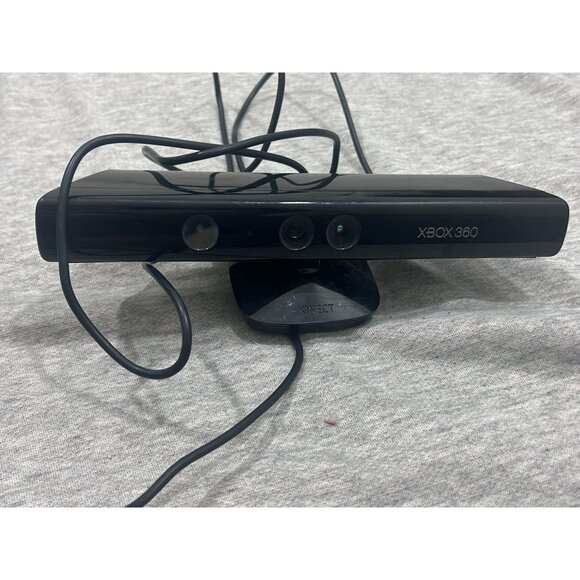 XBOX 360 Kinect Sensor Bar Model 1414 Black Genuine Microsoft - Picture 1 of 10